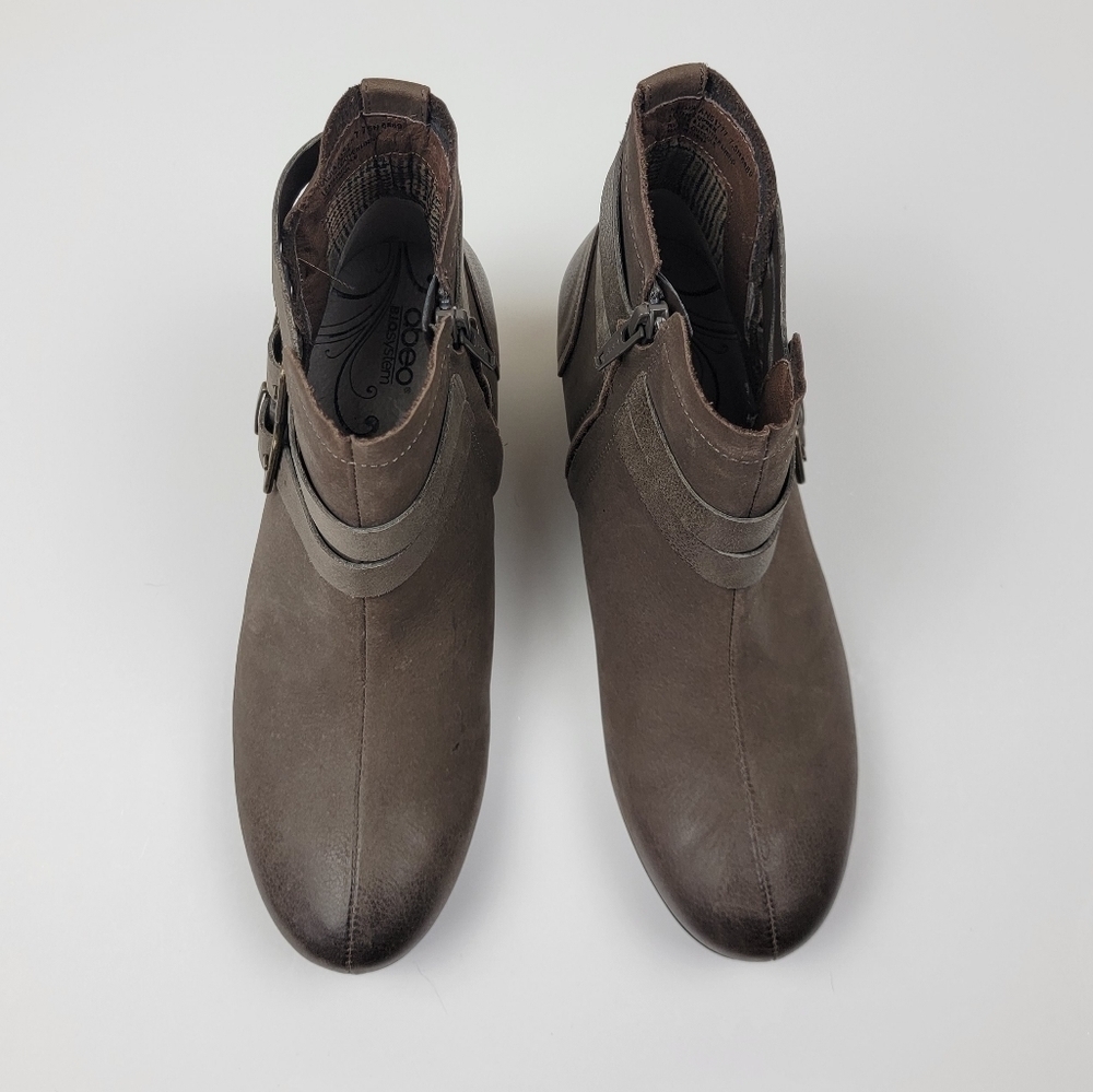 Abeo Nadia Buckle Cut Out Boots 7.5 NEW - Picture 2 of 12